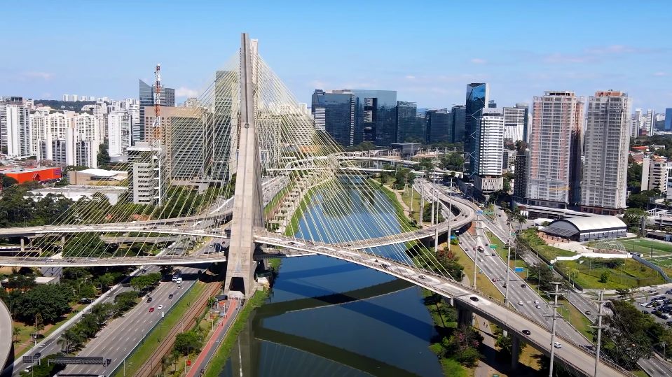 Ponte Estaiada Octávio Frias de Oliveira, em São Paulo